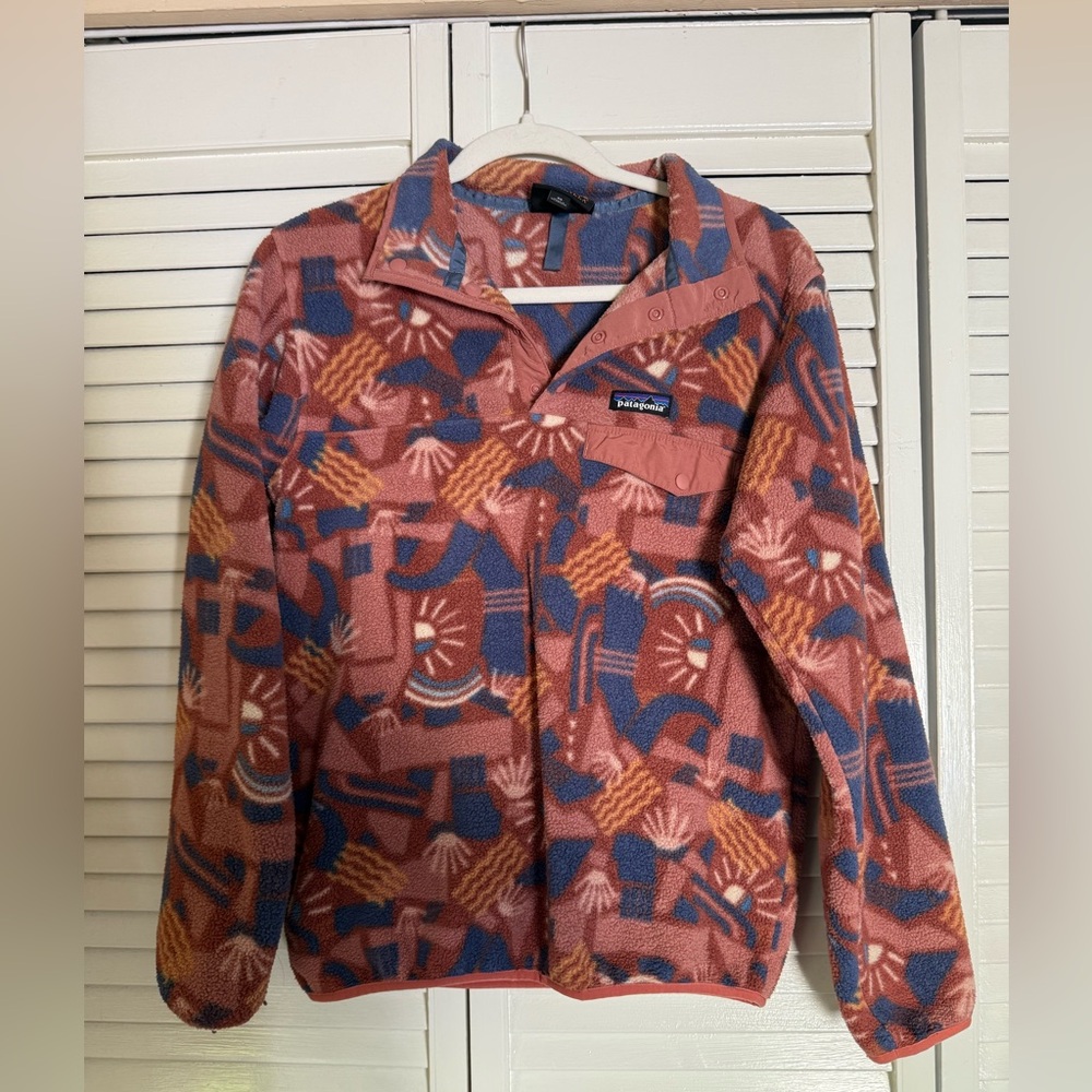 Patagonia Synchilla Fleece Pullover in Limited-Edition Canyon Block Sisu Brown